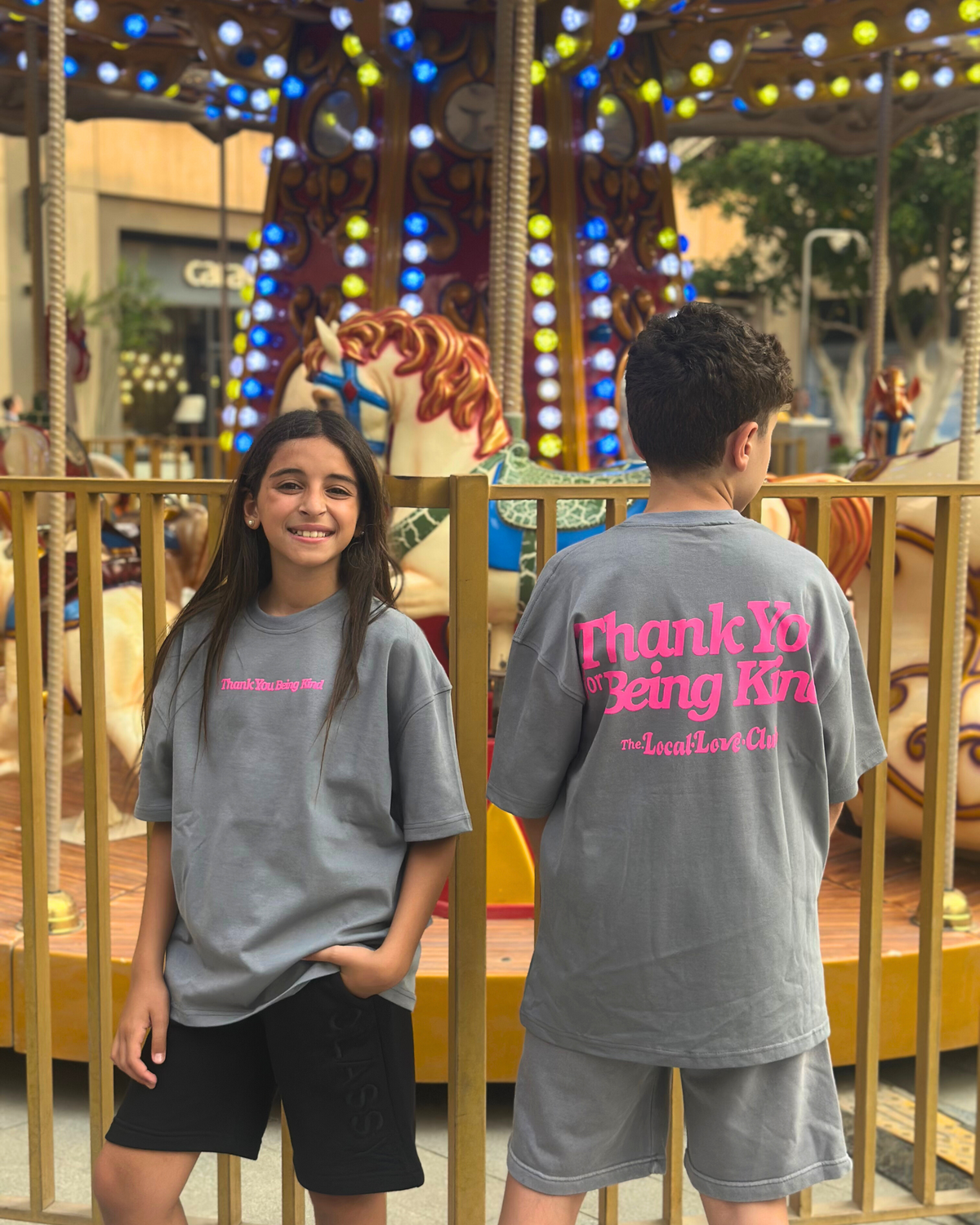 Thank you grey t-shirt