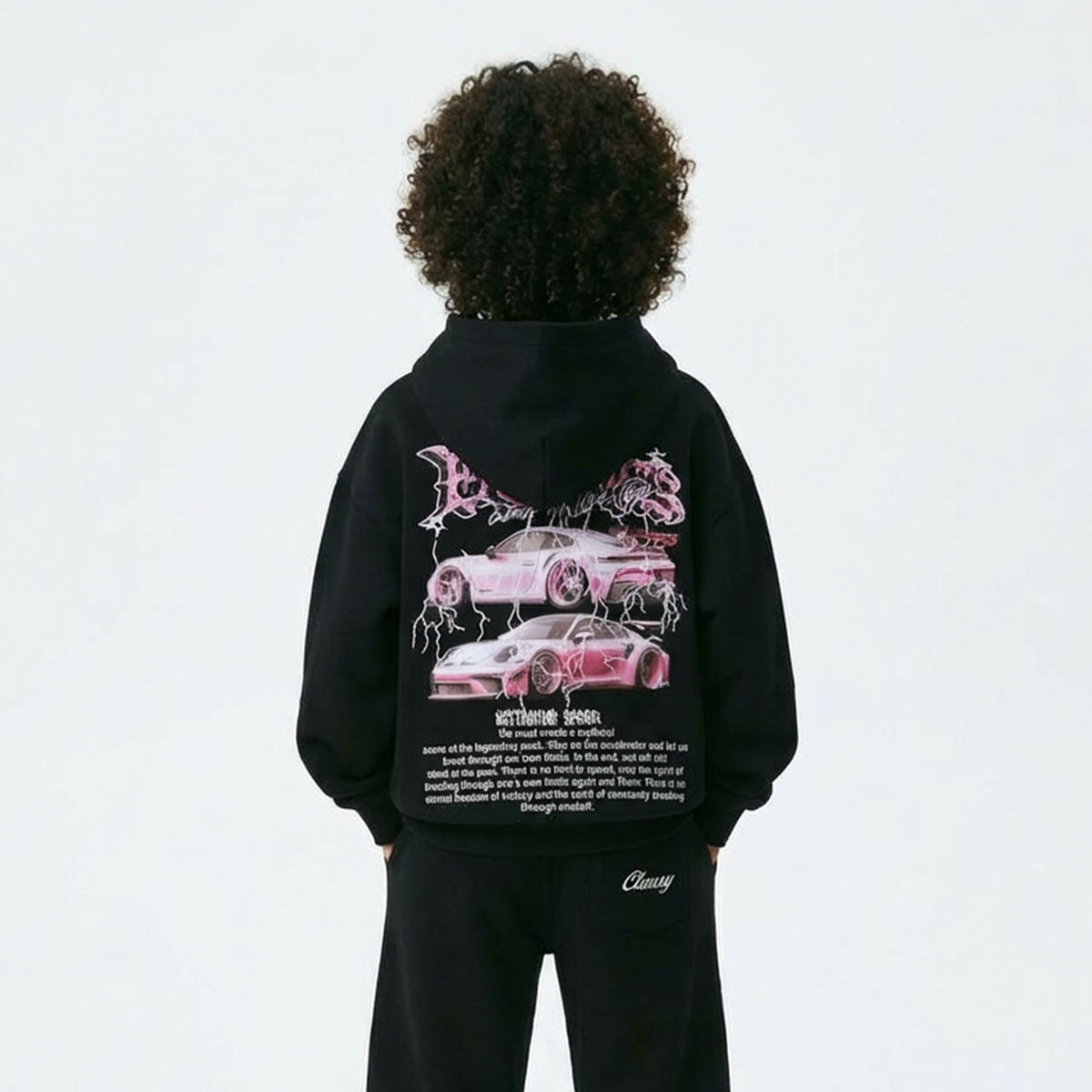 Cars black hoodie